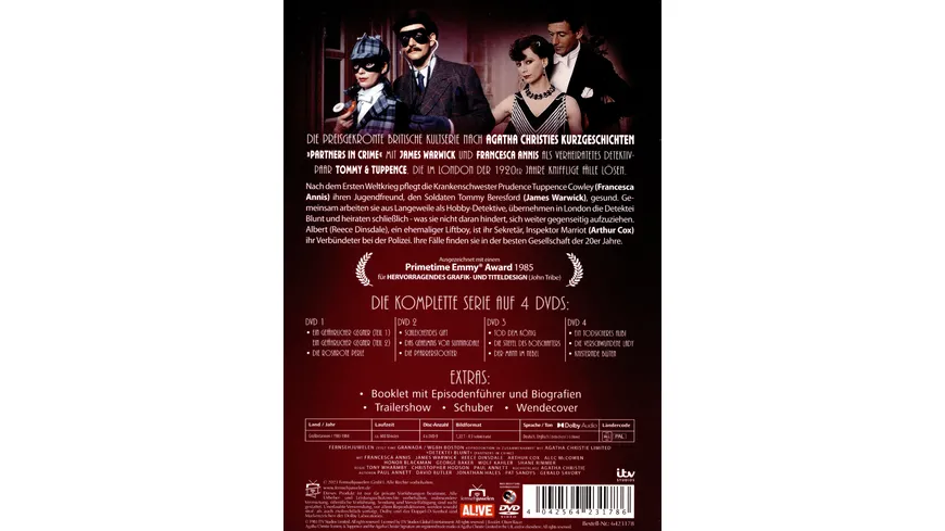 Agatha Christie's Detektei Blunt (Partners in Crime) - Die komplette Serie (Fernsehjuwelen)  [4 DVDs]