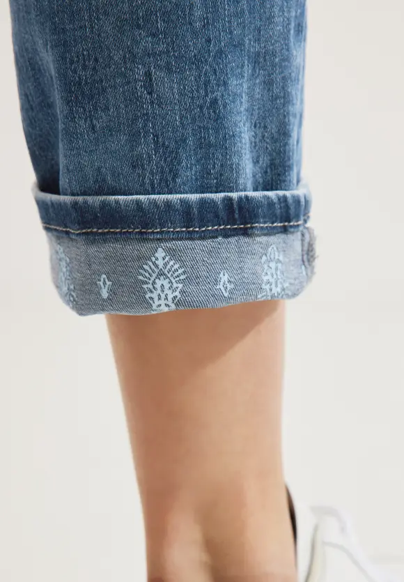 CECIL Loose Fit Jeans in 3/4-Länge