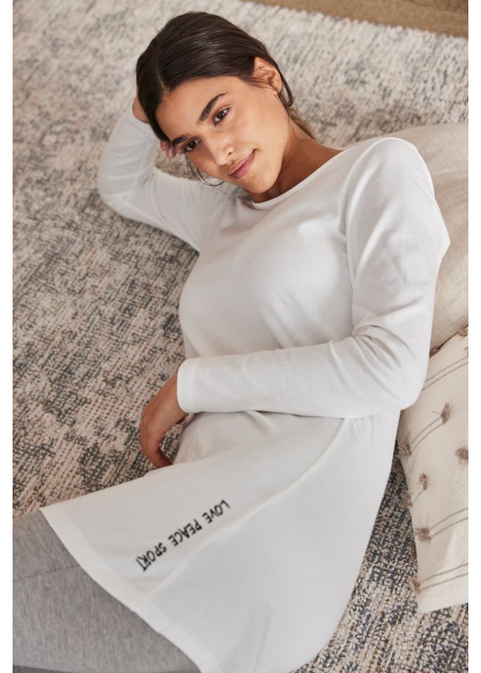 Longshirt mit Bio-Baumwolle (2er Pack)