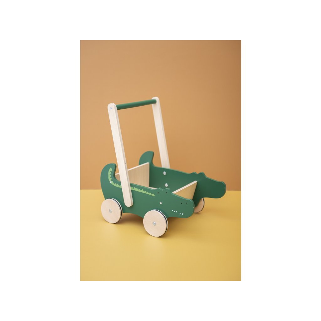 Trixie Holz Lauflernwagen - Mr. Crocodile