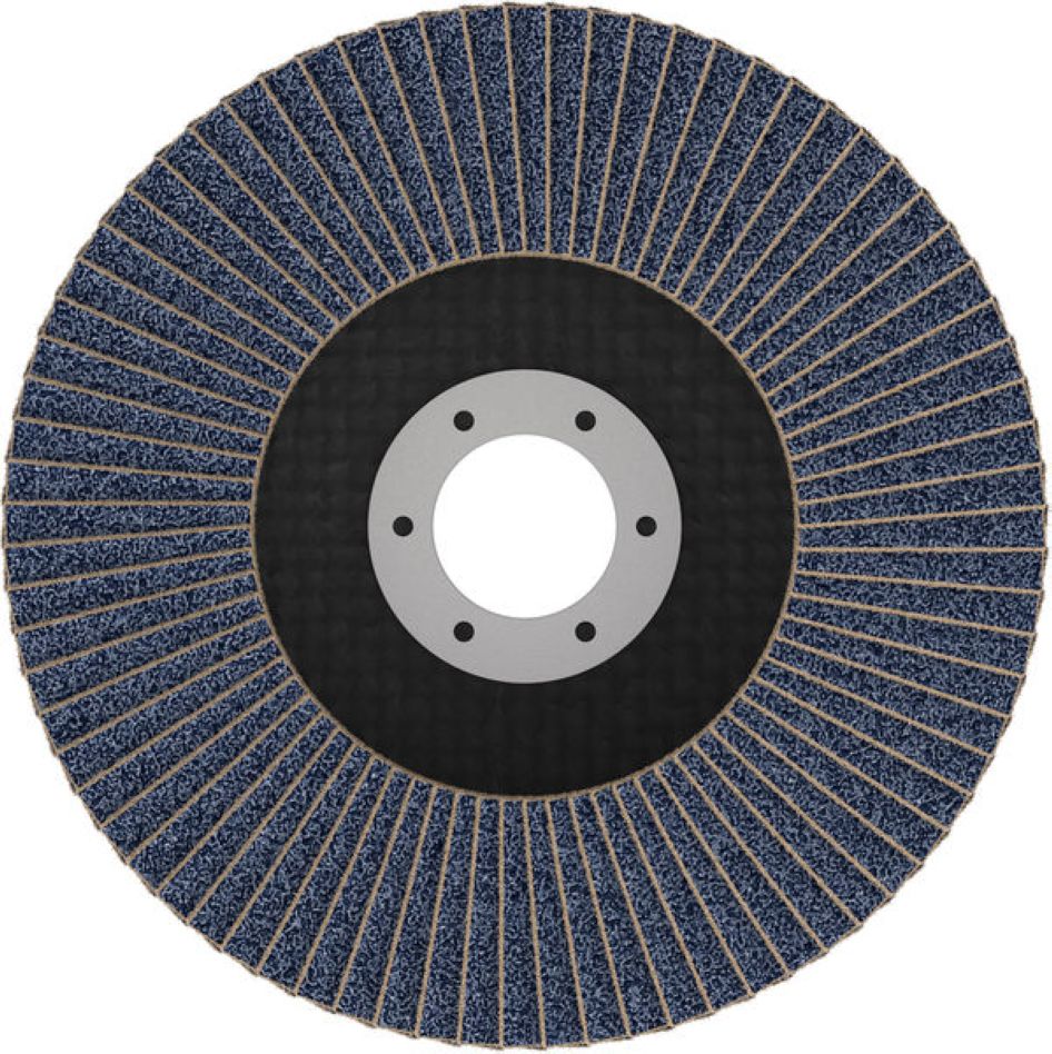 Bosch Blue Zubehör 2608626142 Lamellenschleifscheibe X451 Multi Material Ø125 mm Körnung 80 rechtwinklige Ausführung