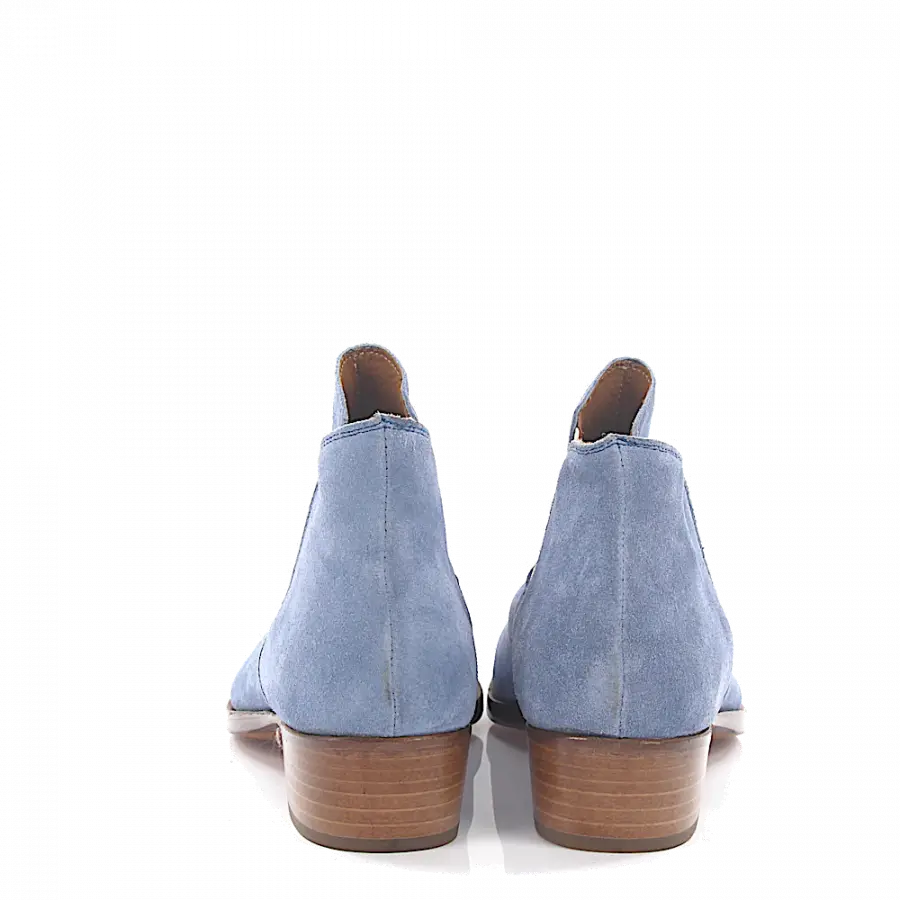 Budapester - Chelsea Boots 498 Veloursleder - blau