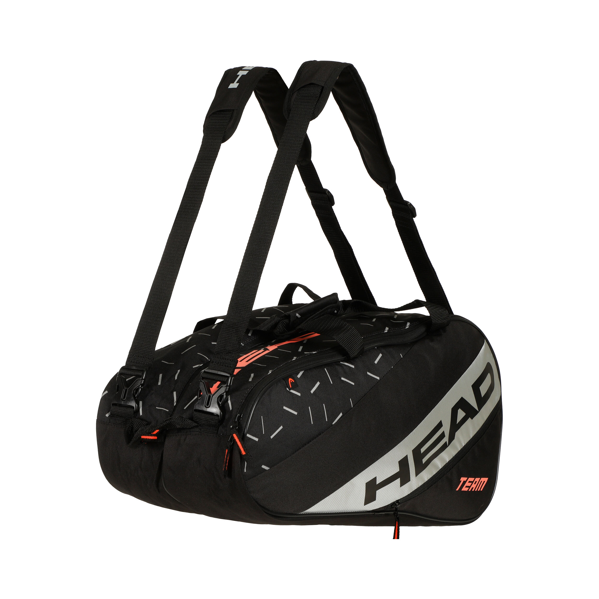 Team Padel Bag L Padelschlägertasche - Schwarz, Silber