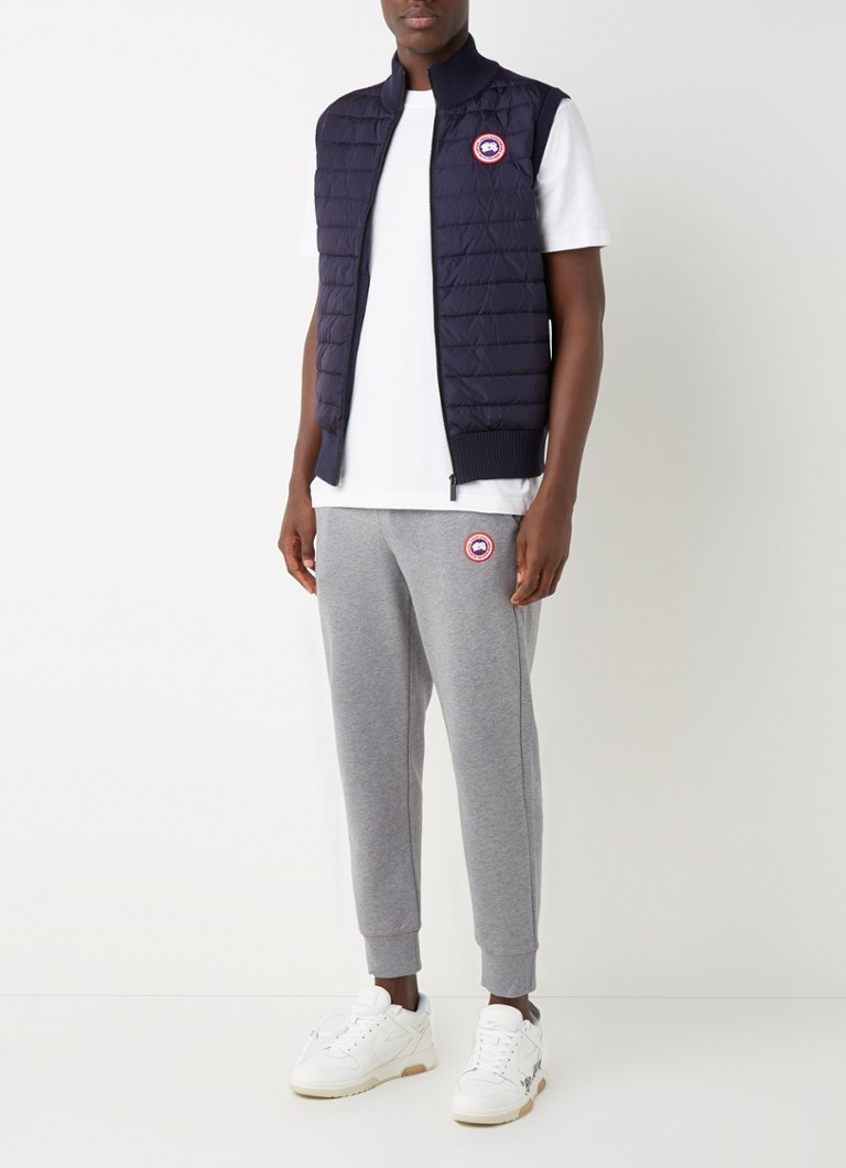 Canada Goose Hybridge fine-knit wool bodywarmer with quilted front