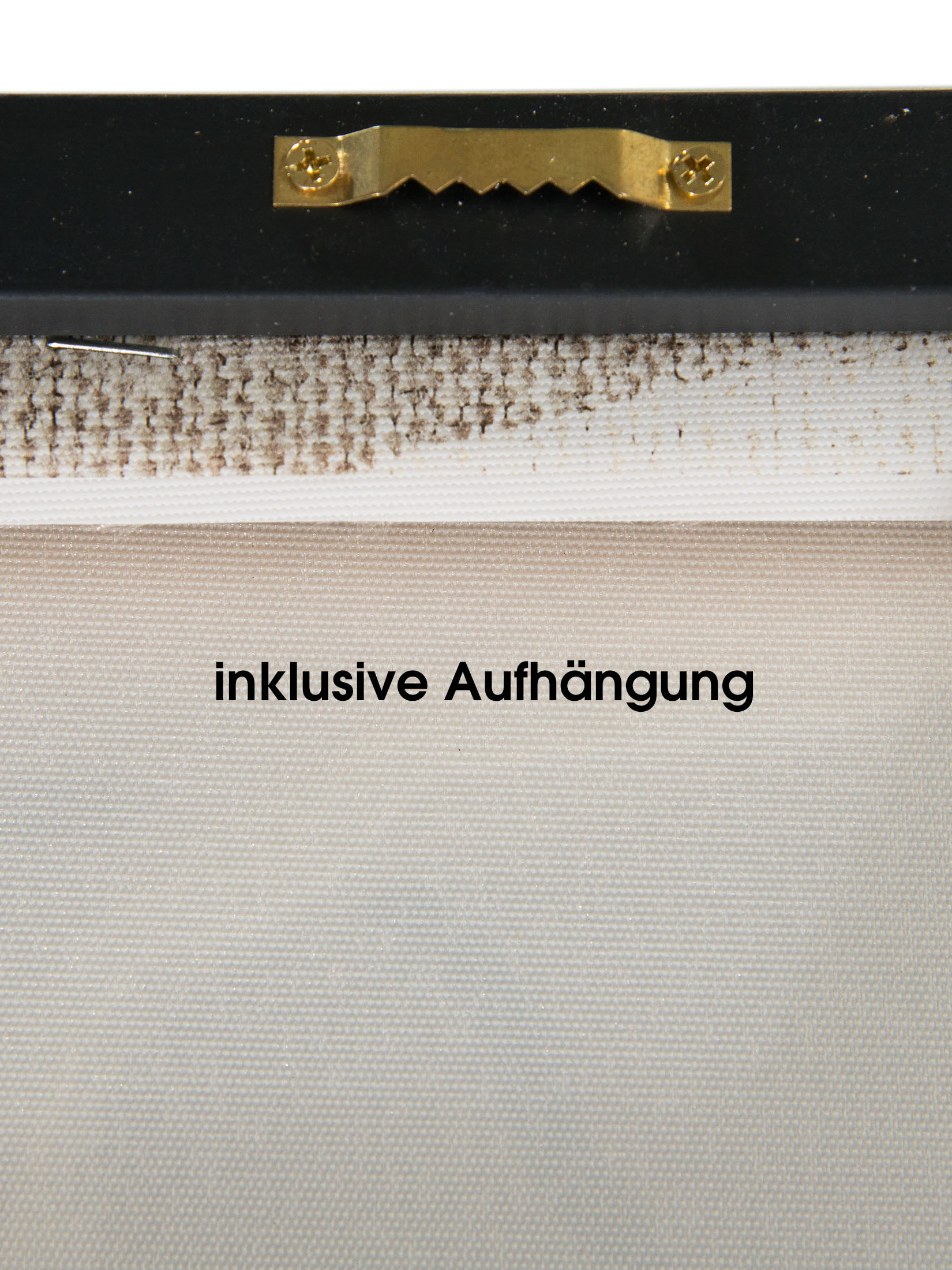 Ulara Leinwand-Druck-handbemalt, Grau