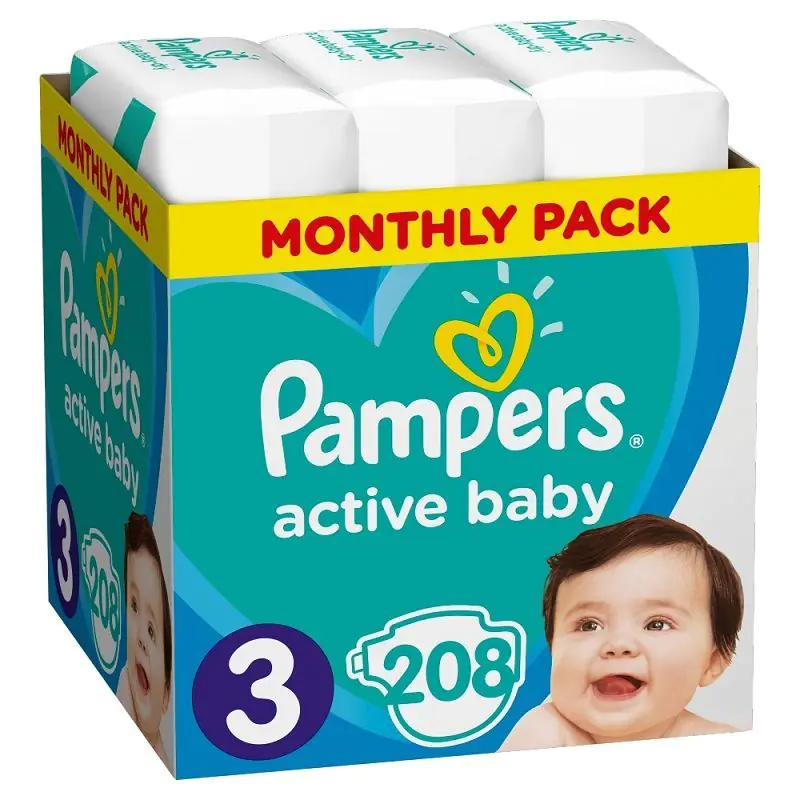 Pampers Active Baby Midi pelene