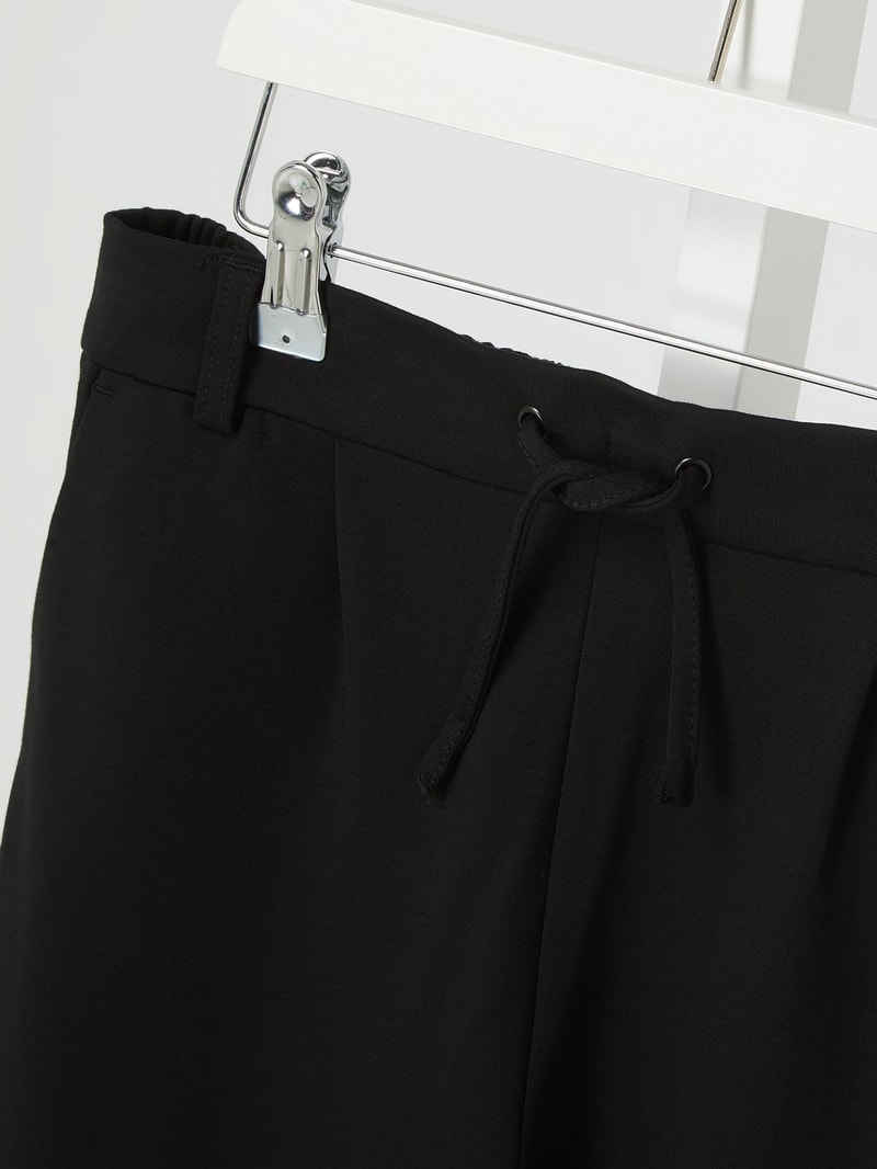 Schlupfhose mit Stretch-Anteil Modell 'Poptrash' in schwarz