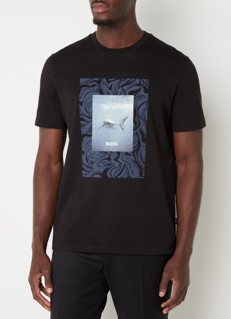 Tricou cu imprimeu HUGO BOSS Te Tucan