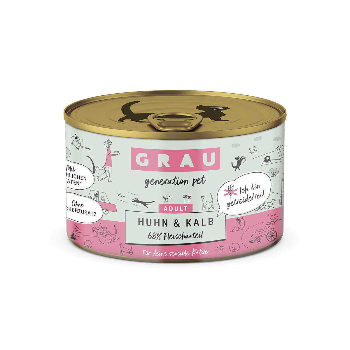 Grau Katze Huhn & Kalb günstig kaufen bei ZooRoyal