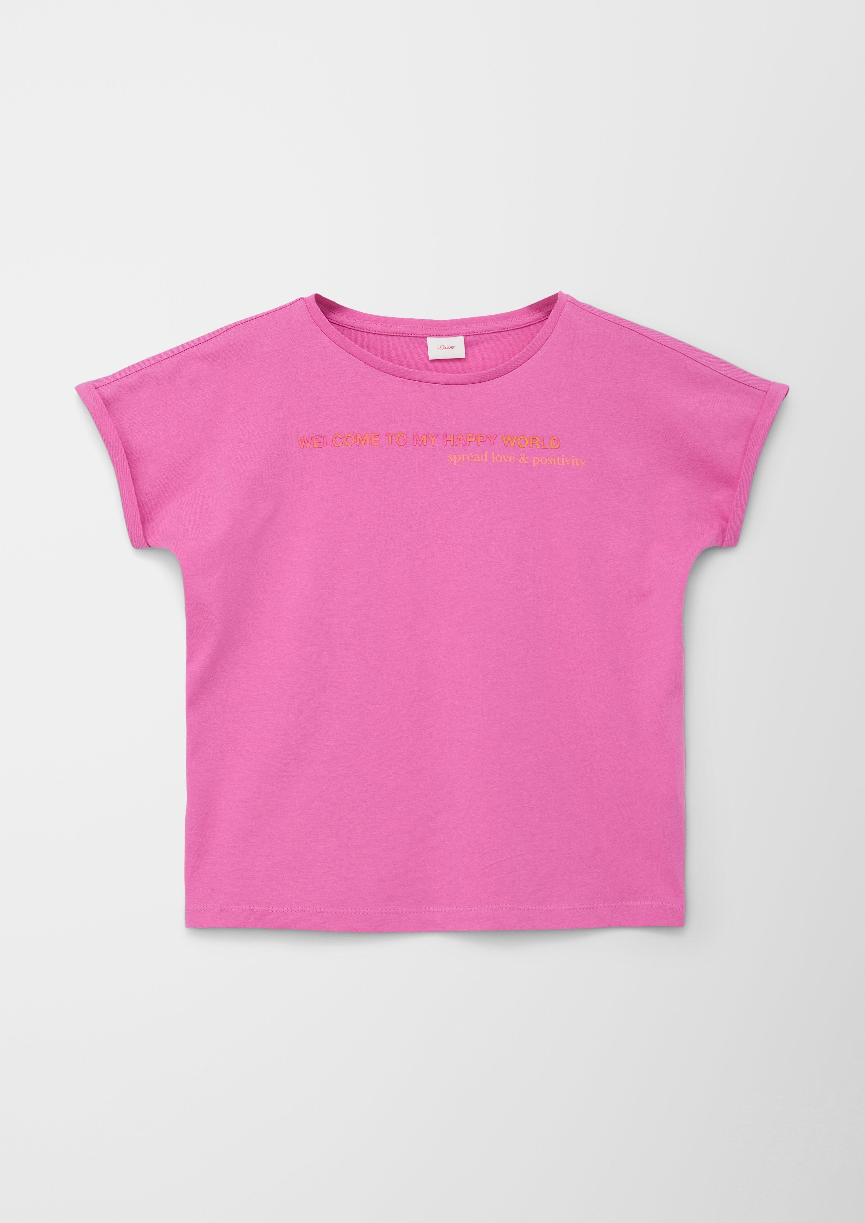 T-Shirt mit Schriftprint  2128031-4451