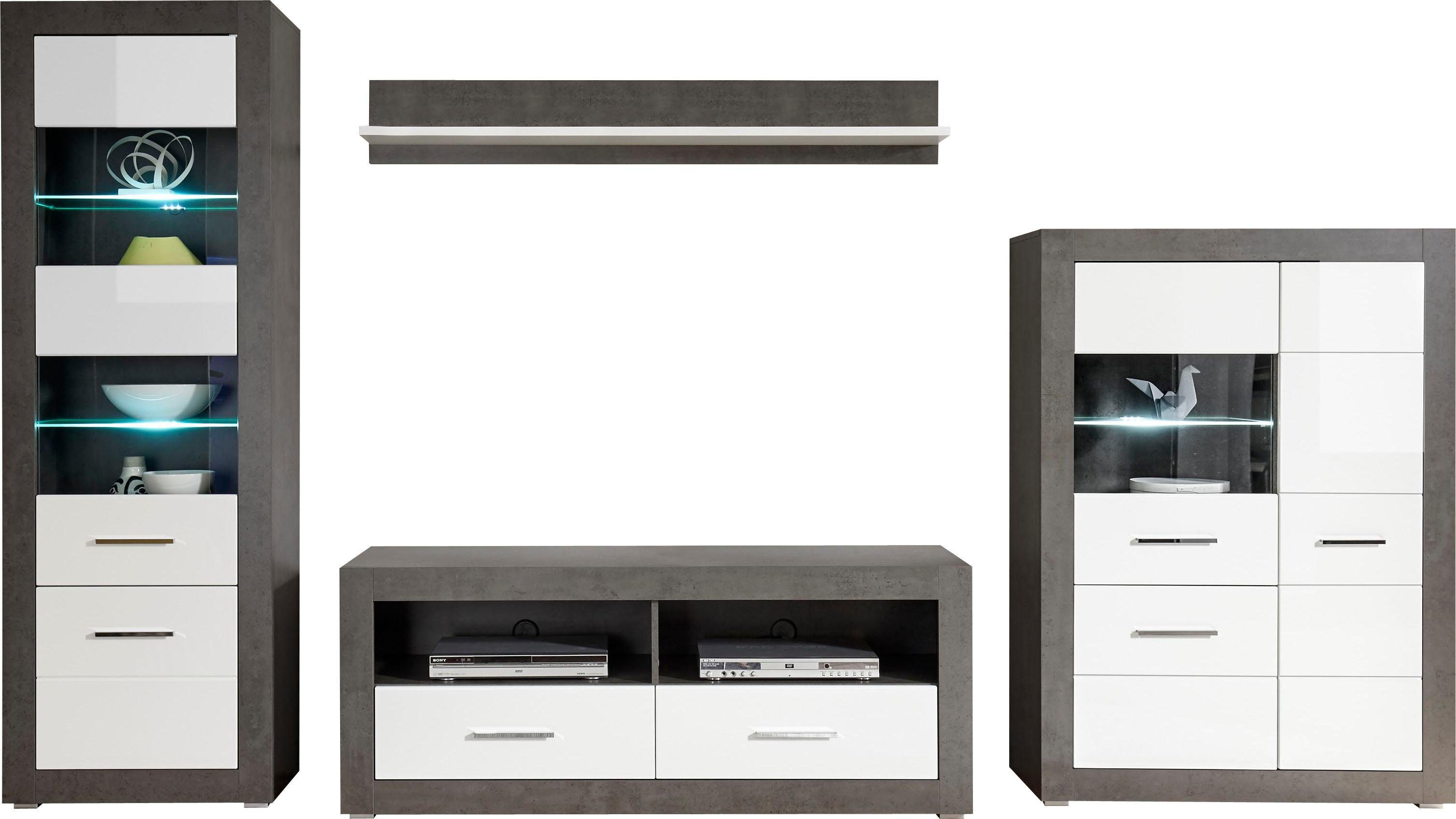 INOSIGN Wohnwand Etero, (Set, 4-St)