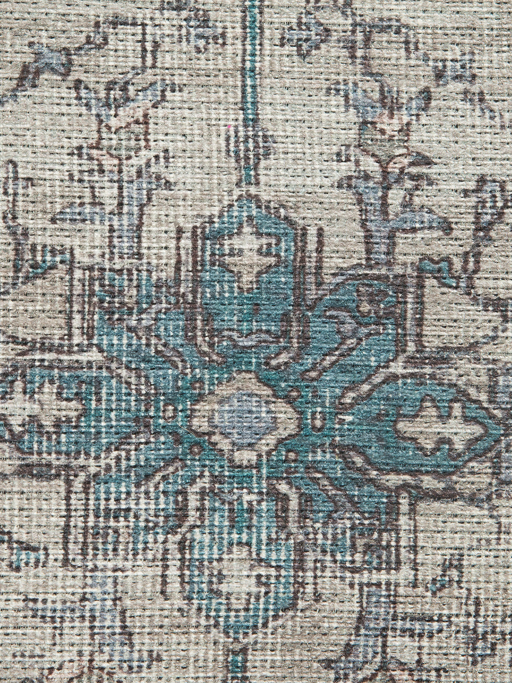 Montebello Vintage-Teppich, Grau-Grün