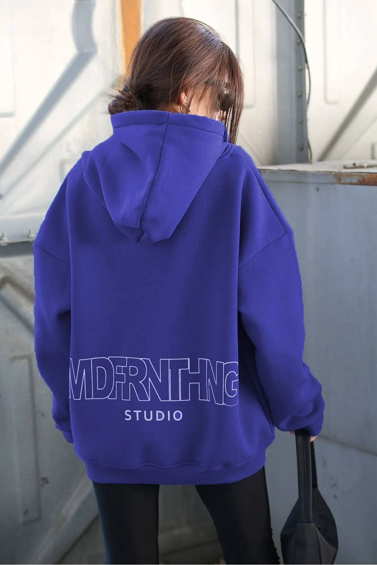Madmext  Mad Girls Saks bedrucktes Oversize-Sweatshirt Mg1287