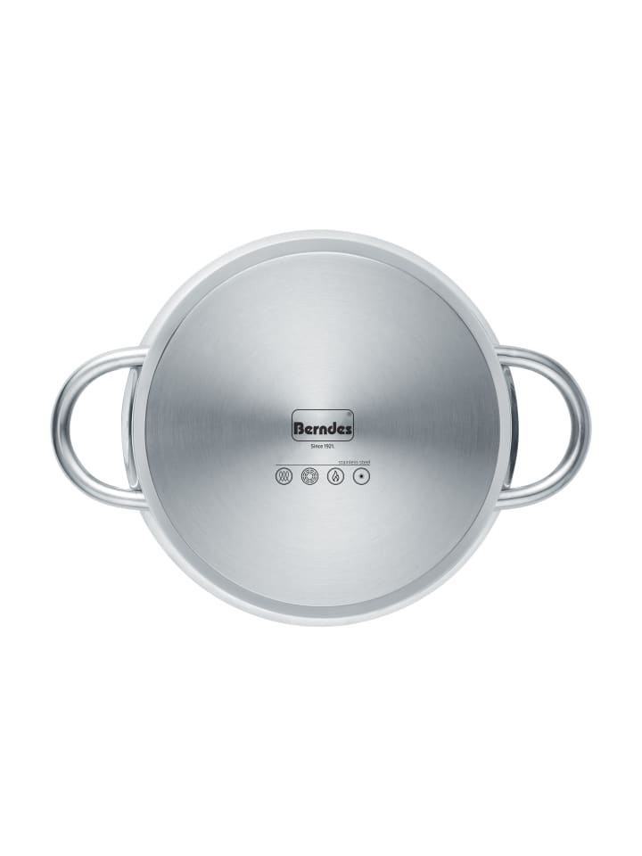 Berndes Mini Kochtopf mit Glasdeckel aus Edelstahl - b.mini in poliert günstig kaufen 12cm