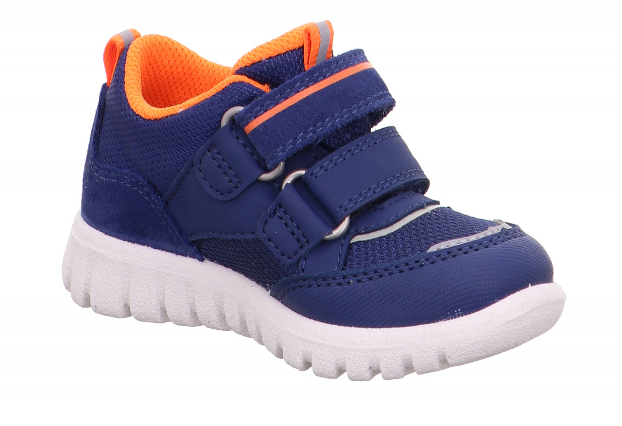 SPORT7 MINI - Blau/OrangeSneaker low mit Klettverschluss