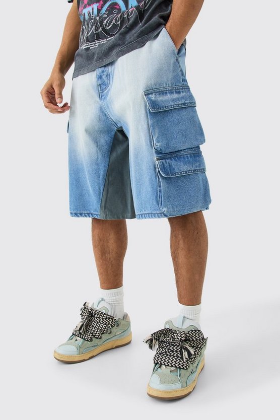 Jeansshorts mit Taschen