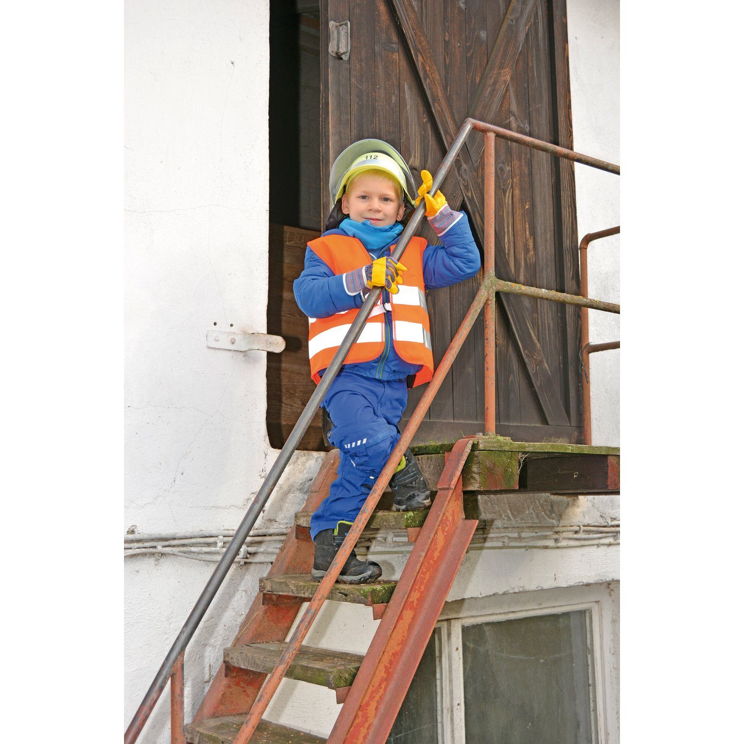 EDUPLAY Arbeitshandschuh-Set Kinder Bauarbeiter-Handschuhe 1 Paar