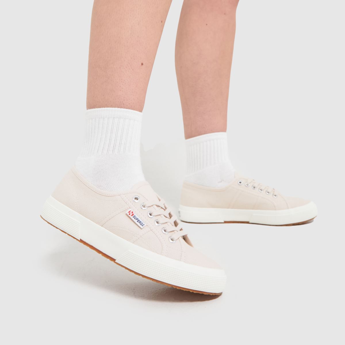 Superga 2750 Cotu klassiska sneakers i ljusrosa