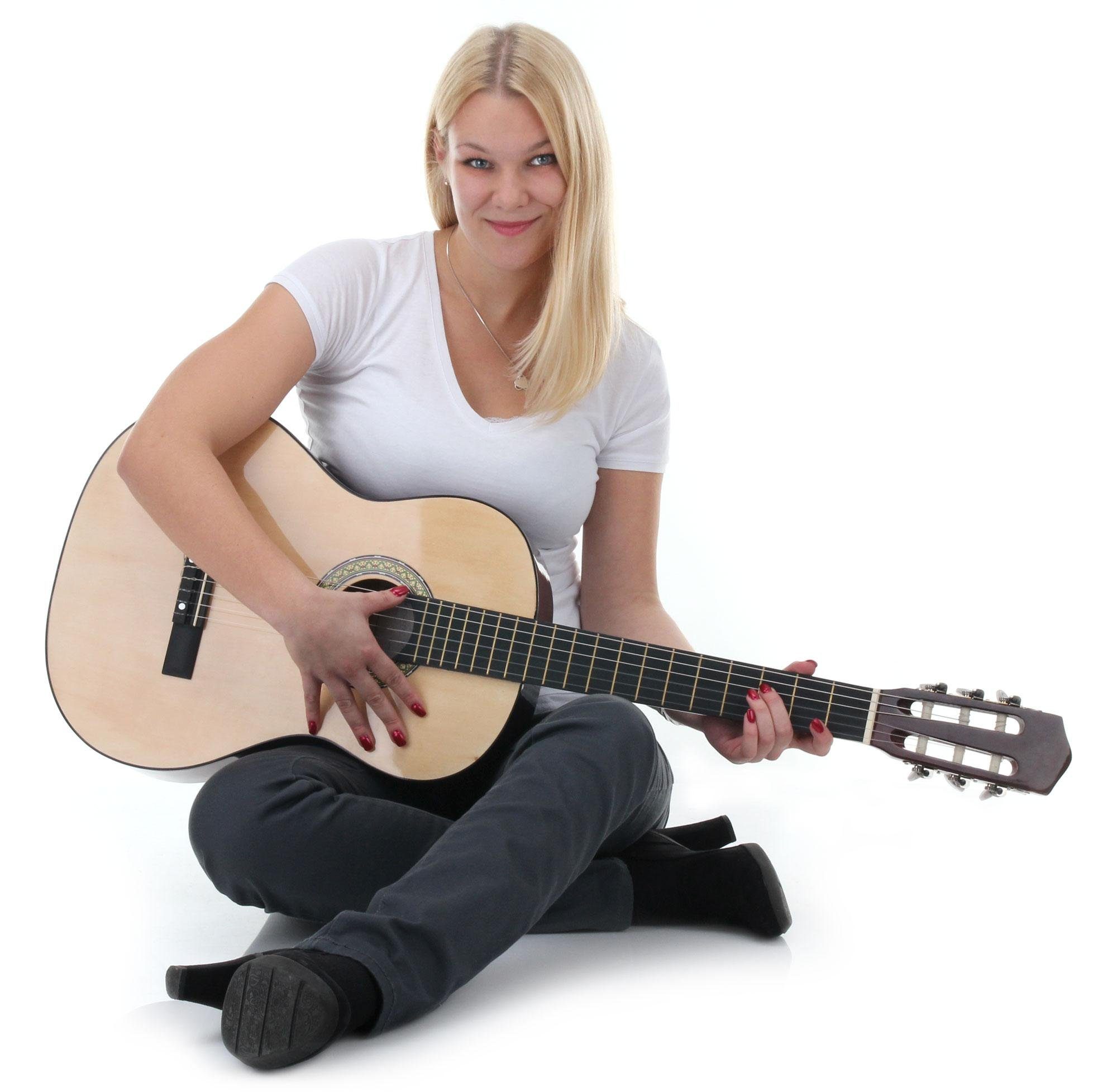 Classic Cantabile Konzertgitarre AS-851 Klassikgitarre, 4/4, Das perfekte Einsteigerinstrument!