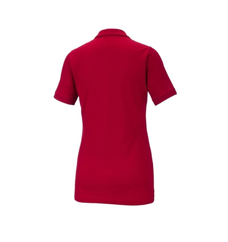 e.s. Piqué-Polo cotton stretch, Damen
