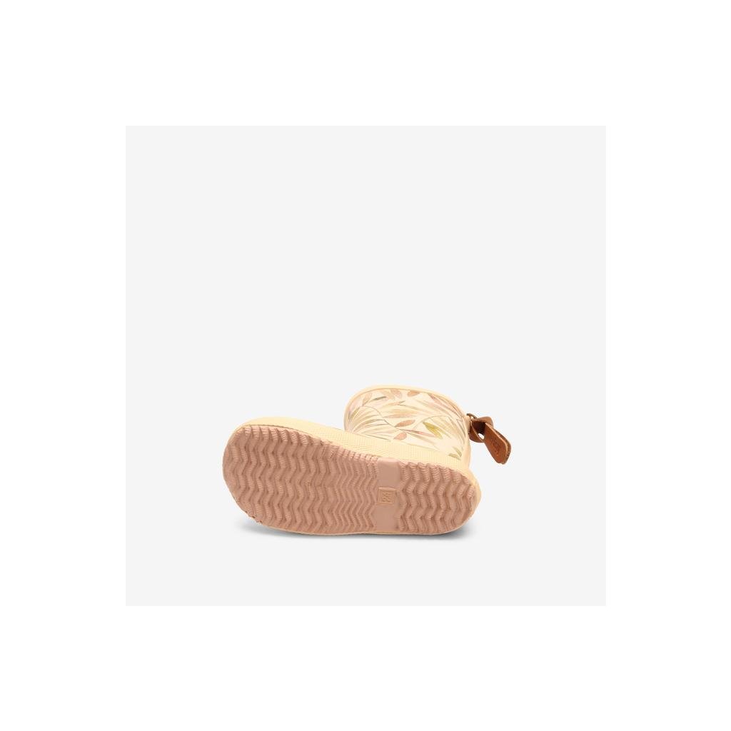 Bisgaard Beige Leaves Gummistiefel