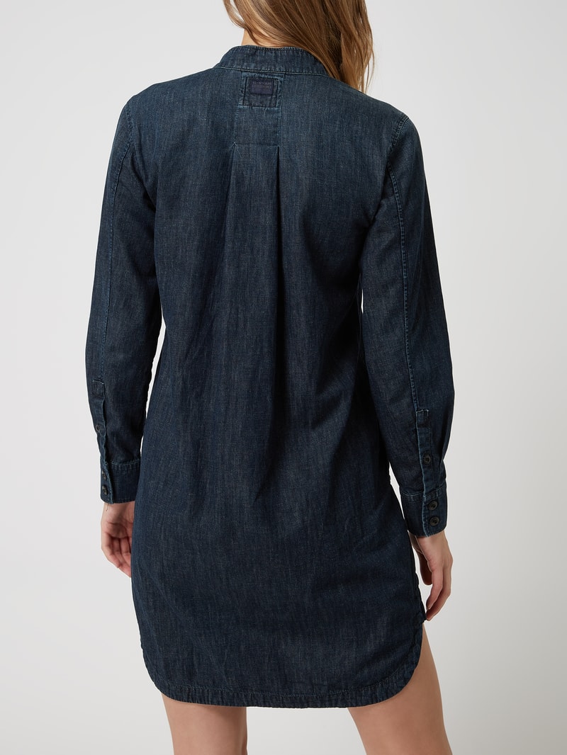 Jeanskleid mit Tunikakragen Modell 'Millery' in jeans