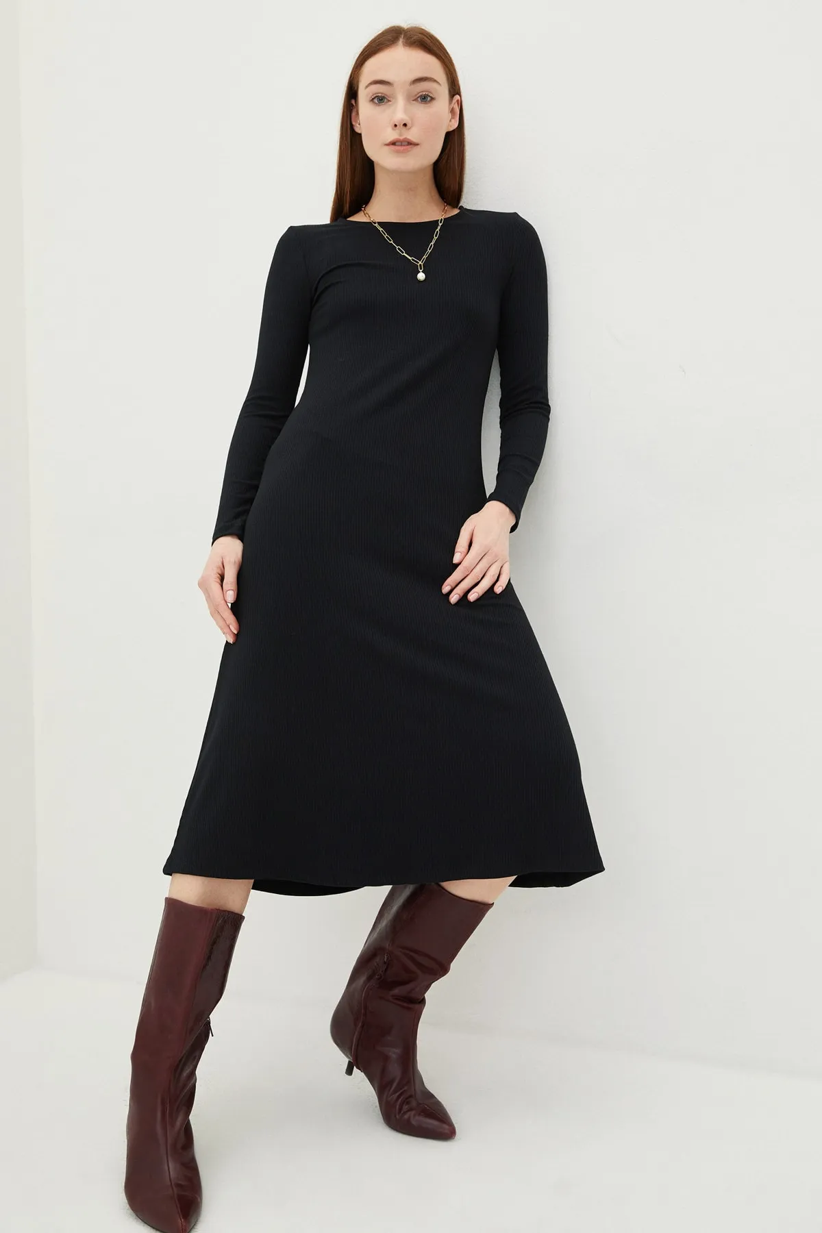 LC Waikiki  Kleid - Schwarz - A-Linie
