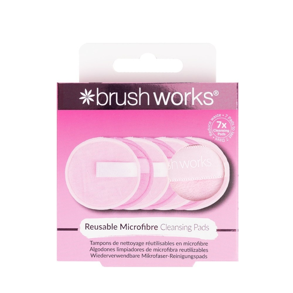 Brushworks blazinice za skidanje šminke za višekratnu upotrebu (pakiranje od 7)