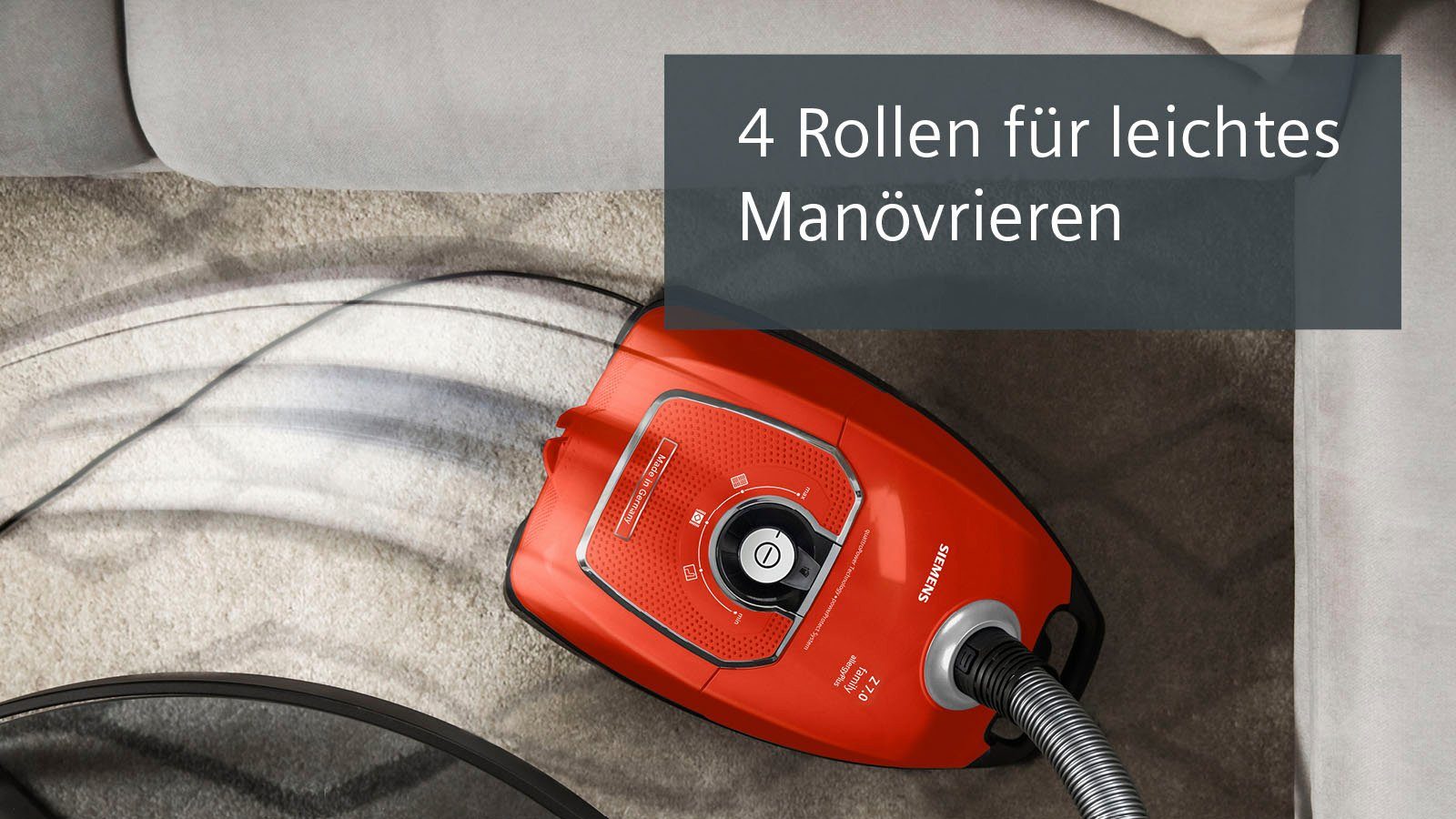 SIEMENS Bodenstaubsauger Z 7.0 family VSZ7330, 650 W, mit Beutel, Hygienefilter ideal für Allergiker
