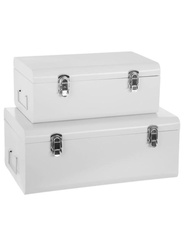 Atmosphera Créateur d'intérieur Aufbewahrungsboxen-Set in weiß günstig kaufen onesize