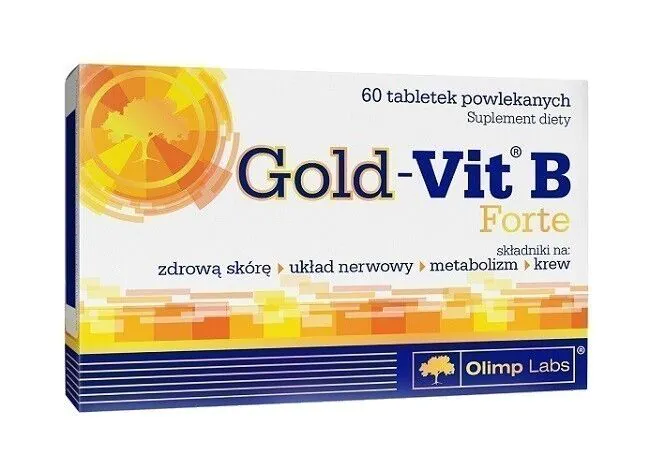 Olimp Gold Vit B Forte, B grupės vitaminų kompleksas, tabletės