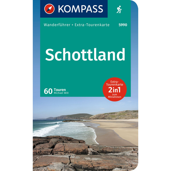 KOMPASS WANDERFÜHRER SCHOTTLAND, 60 TOUREN - Wanderführer