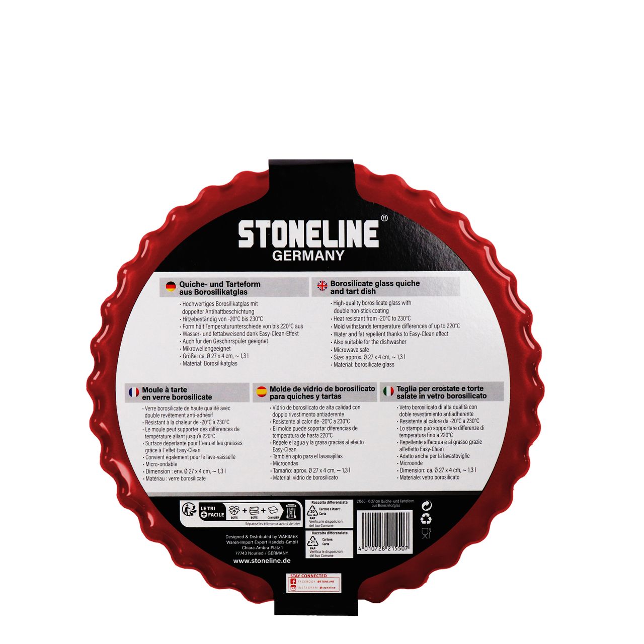 STONELINE® Antihaftbeschichtete Quiche- und Tarteform