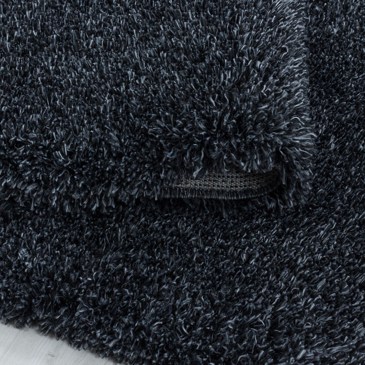 Ayyildiz Teppich, FLUFFY 3500, ANTHRAZIT, 160 x 160 cm