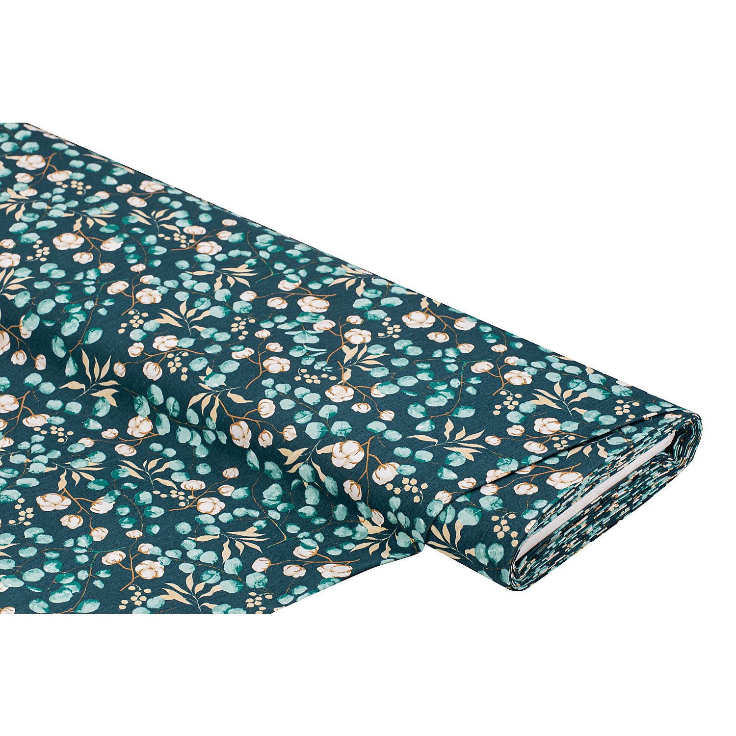 Baumwollstoff Eucalyptus & Cotton 
