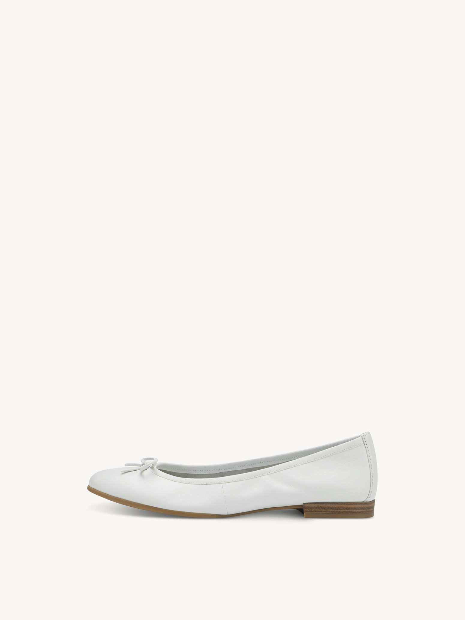 Ballerine en cuir - blanc