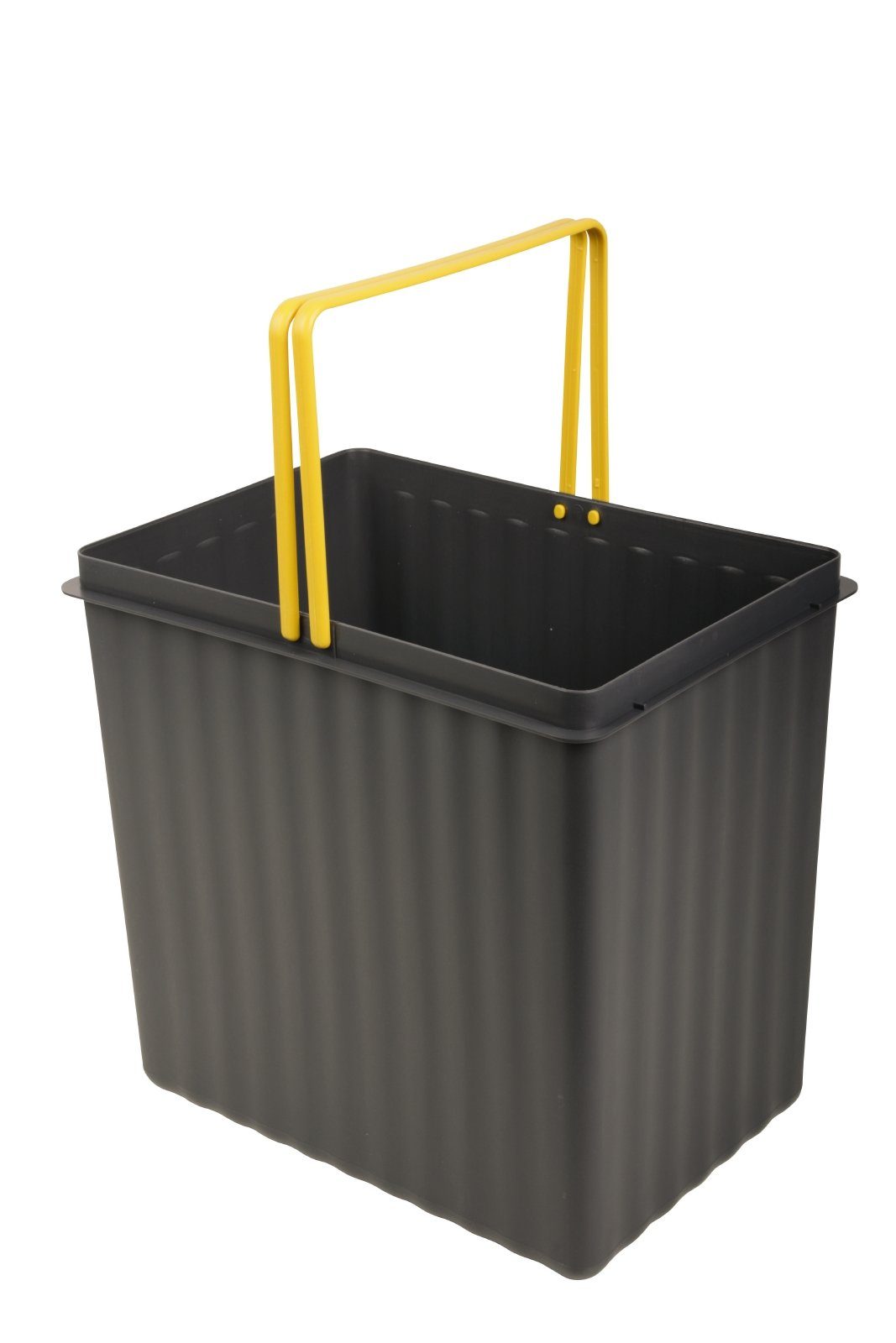 SANITOP WINGENROTH Einbaumülleimer, 1 Fach 16 Liter, ausziehbar, Henkel-Eimer, Schienengestell, 280136