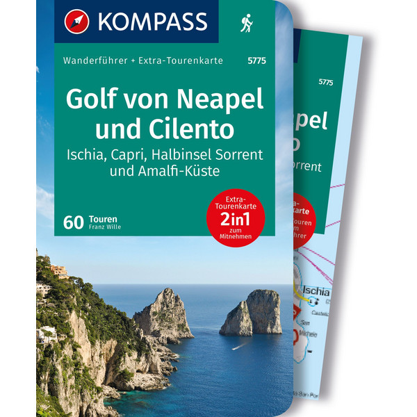KOMPASS WANDERFÜHRER GOLF VON NEAPEL, ISCHIA, CAPRI