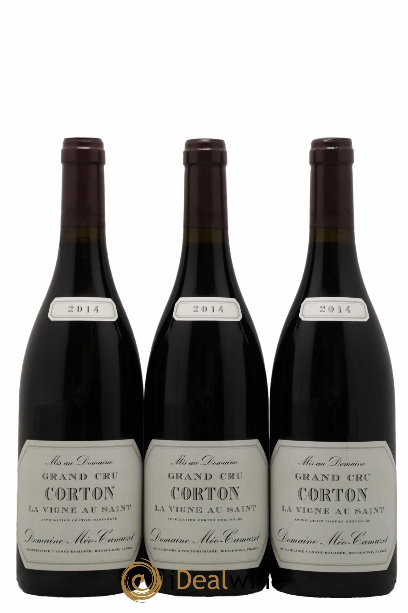 Corton Grand Cru La Vigne au Saint Méo-Camuzet (Domaine)  2014 - Lot de 3 Bouteilles