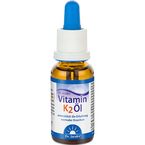 VITAMIN K2 ÖL Vit.K als MK7 Dr.Jacob's Tro.z.Einn.  20 ml  Tropfen zum Einnehmen
