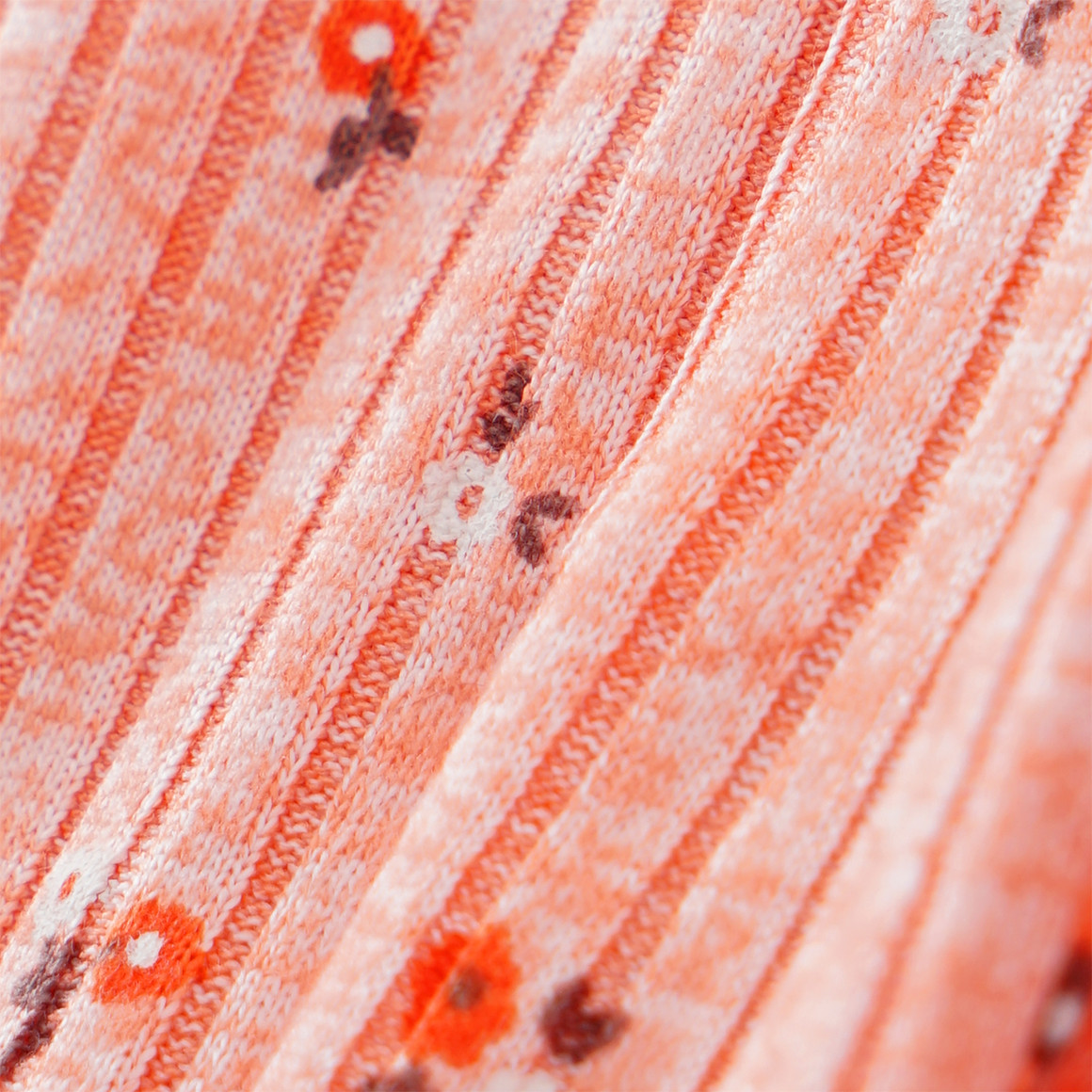 Mädchen Langarmshirt in Rippstruktur