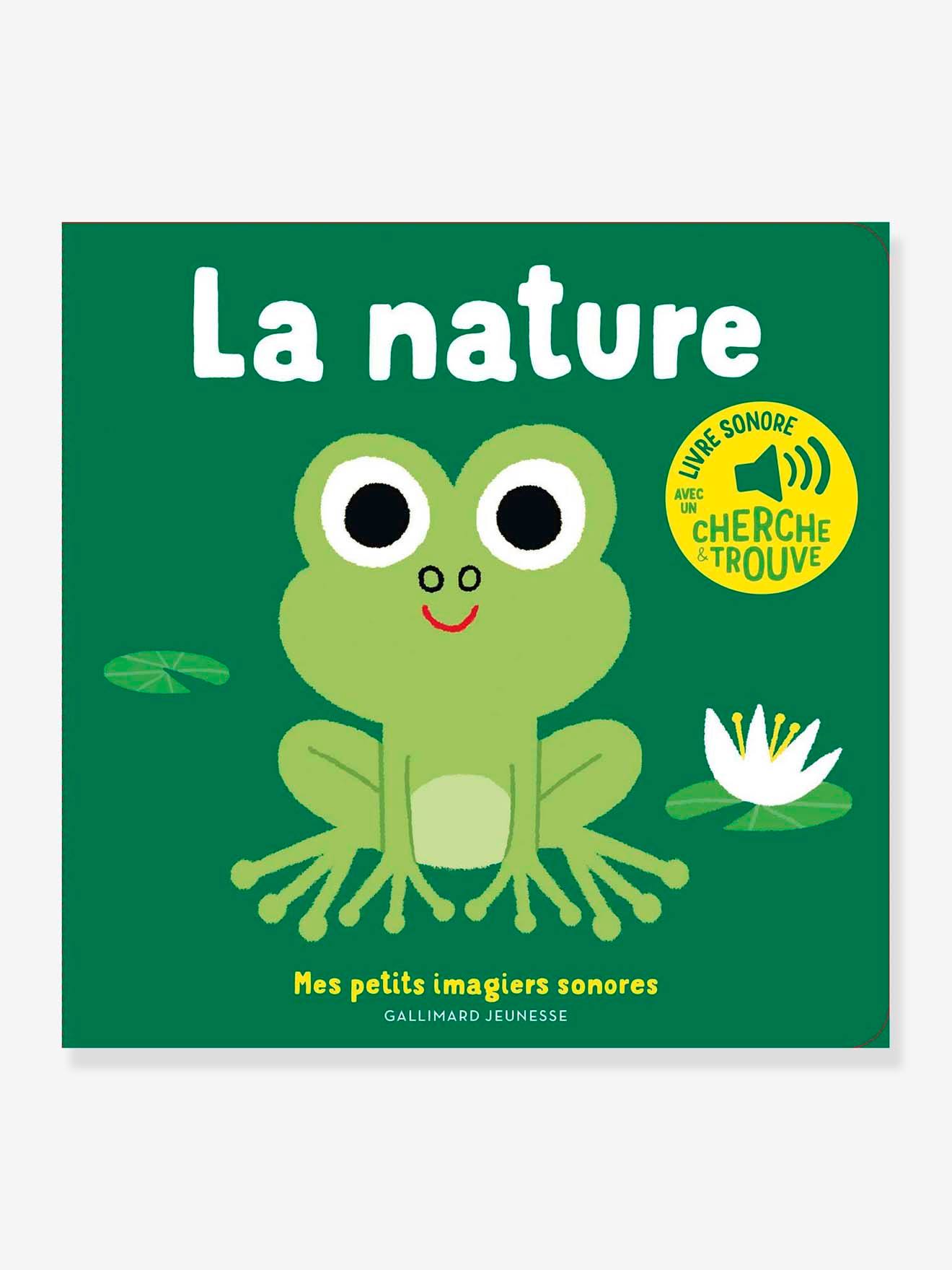 Livre sonore La nature GALLIMARD JEUNESSE bleu