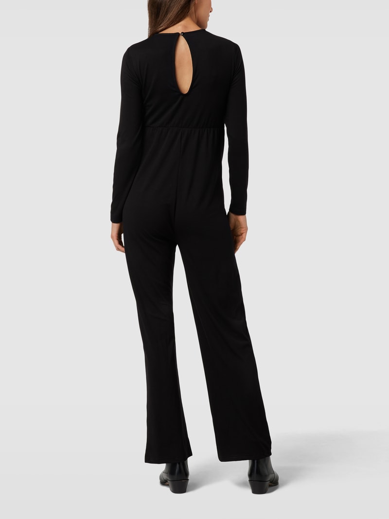 Umstands-Jumpsuit mit Knotendetail Modell 'Rylan Tess' in schwarz