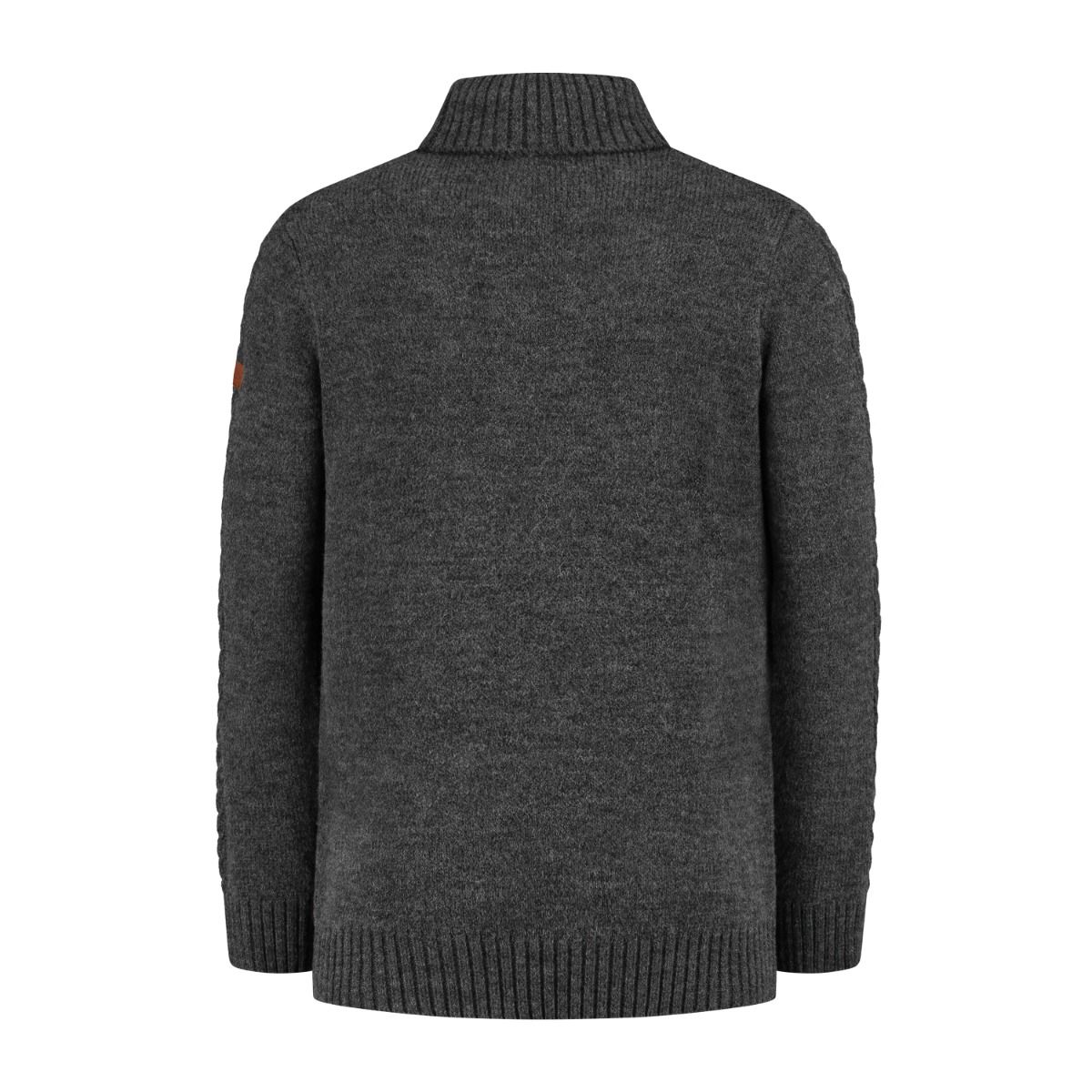 Travelin' Coll Oulu dunkelgraue Herren Pullover