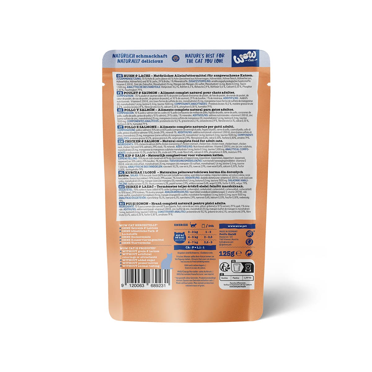WOW CAT Adult Huhn & Lachs günstig kaufen bei ZooRoyal