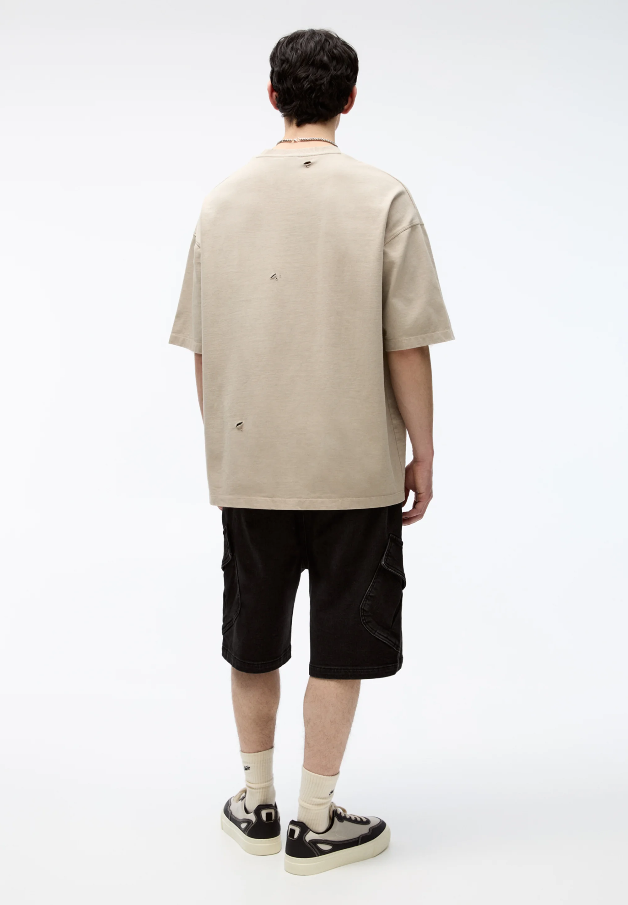 PULL&BEAR BUND - Pantalones cortos vaqueros