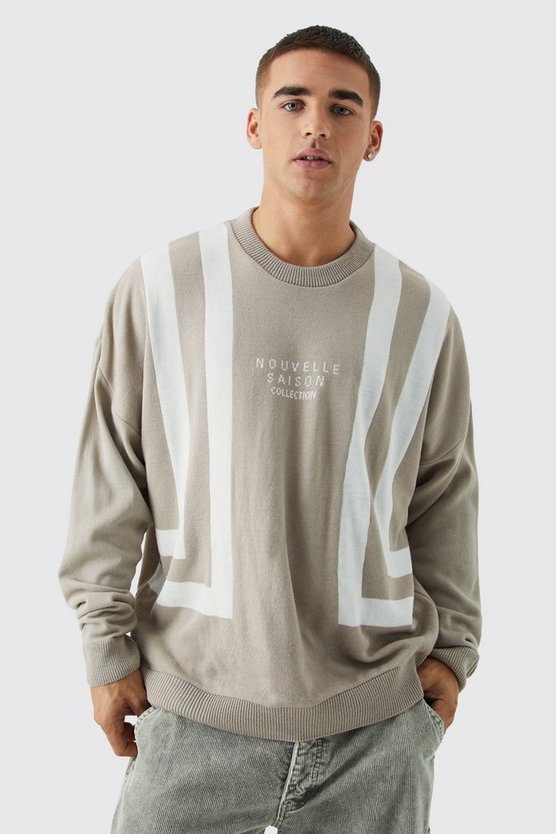 Oversize Colorblock Pullover