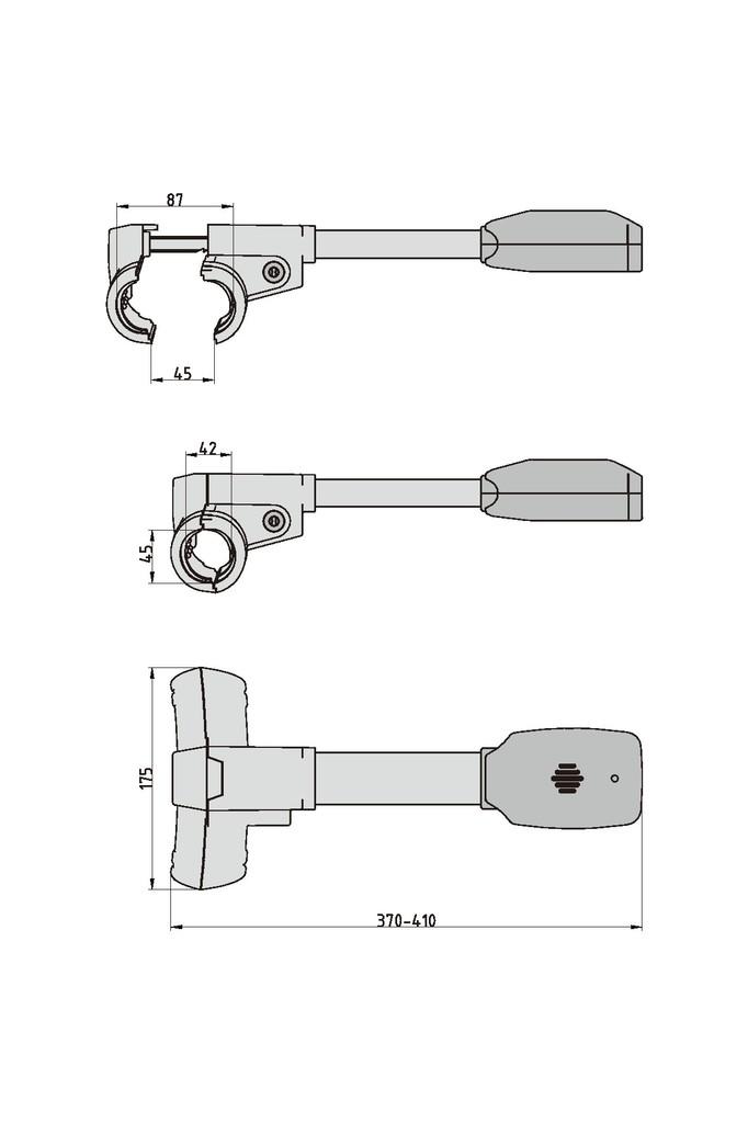 Basi KFZ 102 - Lenkradkralle mit Alarm