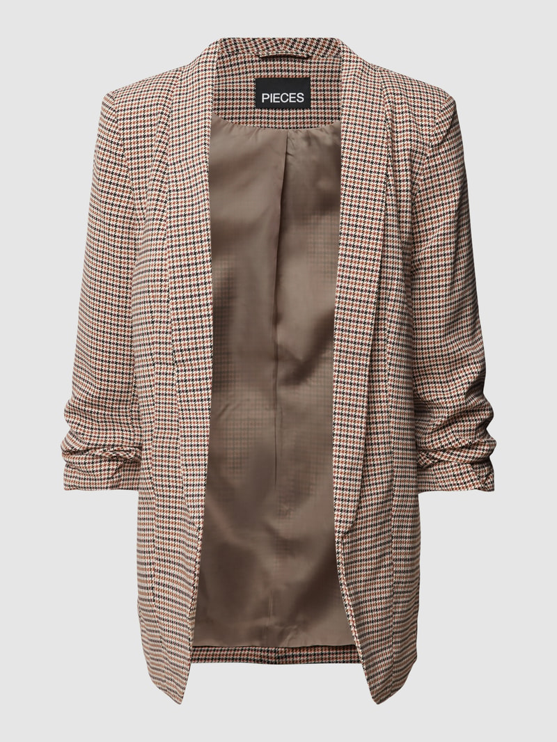 Blazer mit  Animal-Print Modell 'BOSELLA' in beige