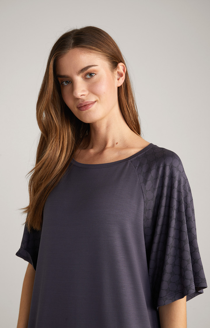 Loungewear Longshirt in Anthrazit